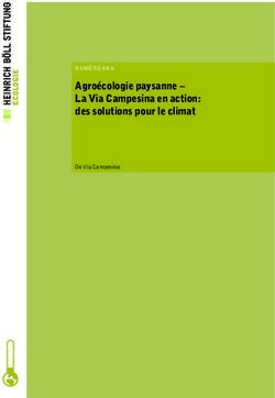 Agroécologie paysanne - La Via Campesina en action: des solutions pour le climat - NUMÉRO 44.6 De Via Campesina