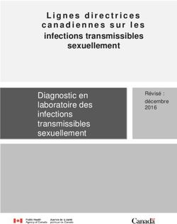 Lignes Directrices Canadiennes Sur Les Infections Transmissibles ...