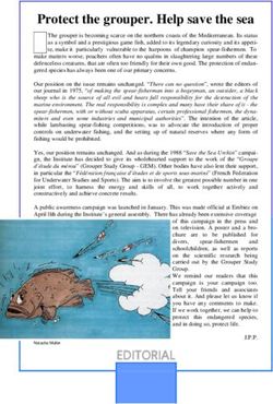Protect the grouper. Help save the sea