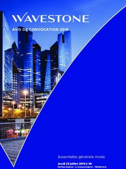 AVIS DE CONVOCATION 2019 - Assemblée générale mixte Jeudi 25 juillet 2019 à 9h