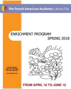 ENRICHMENT PROGRAM SPRING 2018 - The French American Academy