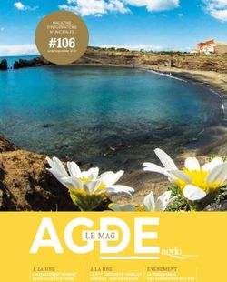 AGDELE MAG - #106 - À LA UNE UN QUATRIÈME MANDAT POUR GILLES D'ETTORE - Ville d'Agde