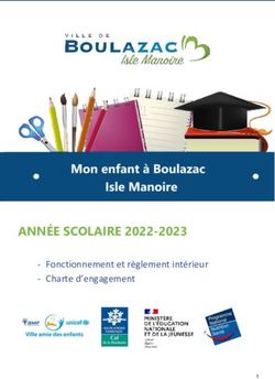 ANN&Eacute;E SCOLAIRE 2022-2023 - Fonctionnement et r&egrave;glement int&eacute;rieur - Charte d'engagement - Boulazac Isle Manoire