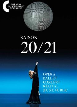 20 21 SAISON opera ballet concert - RECITAL - Th&eacute;&acirc;tre du Capitole