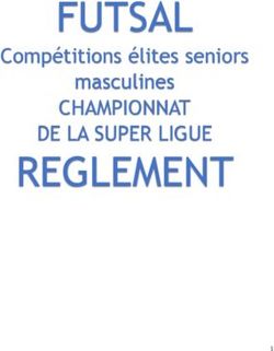 FUTSAL - REGLEMENT DE LA SUPER LIGUE CHAMPIONNAT Comp&eacute;titions &eacute;lites seniors masculines