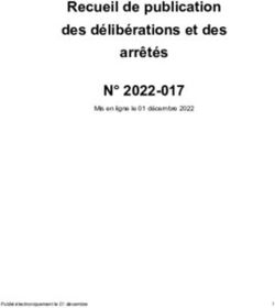 Recueil de publication des d&eacute;lib&eacute;rations et des arr&ecirc;t&eacute;s - N 2022-017 Mis en ligne le 01 d&eacute;cembre 2022