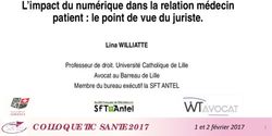 L'impact du num&eacute;rique dans la relation m&eacute;decin patient : le point de vue du juriste.