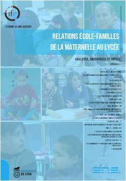 Relations école-familles De la maternelle au lycée - Lyon