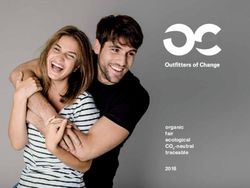 Organic fair ecological CO2-neutral traceable 2018 - Outfitters of ...