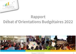 Rapport D&eacute;bat d'Orientations Budg&eacute;taires 2022 - Rapport DOB 2022 - La Couronne