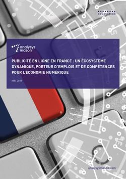 PUBLICIT&Eacute; EN LIGNE EN FRANCE : UN &Eacute;COSYST&Egrave;ME DYNAMIQUE, PORTEUR D'EMPLOIS ET DE COMP&Eacute;TENCES POUR L'&Eacute;CONOMIE NUM&Eacute;RIQUE - MAI 2019