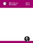 PAGE COUVERTURE - BILAN ANNUEL 2017-2018 - Facult&eacute; des sciences humaines | UQAM