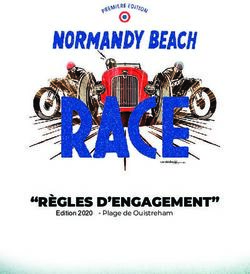 "R&Egrave;GLES D'ENGAGEMENT" - Edition 2020 Plage - Normandy Beach Race