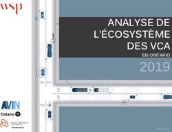 2019 ANALYSE DE L'ÉCOSYSTÈME DES VCA - EN ONTARIO - Ontario Centres of Excellence