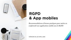 RGPD & App mobiles Recommandations et bonnes pratiques pour mettre en conformité une application mobile avec le RGPD - userADgents