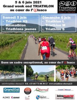 Grand week end TRIATHLON aucoeurdel' lsace - Triathlon Obernai