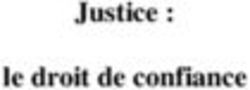 Justice : le droit de confiance
