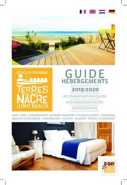 GUIDE 2019I2020 HÉBERGEMENTS