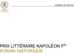 PRIX LITT&Eacute;RAIRE NAPOL&Eacute;ON IER ROMAN HISTORIQUE