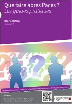 Que faire après Paces ? Les guides pratiques - Université Paul Sabatier