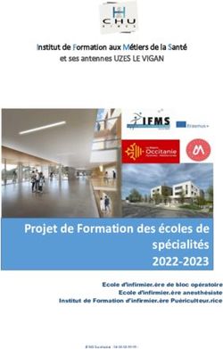 Projet de Formation des &eacute;coles de sp&eacute;cialit&eacute;s 2022-2023