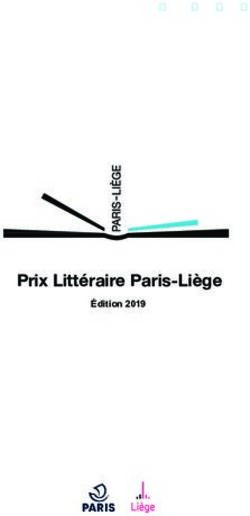 Prix Littéraire Paris-Liège - Ceci n'est pas une histoire - Prix littéraire Paris-Liège