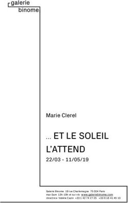 ET LE SOLEIL L'ATTEND 22/03 - 11/05/19 Marie Clerel - Comité Professionnel des Galeries d'Art