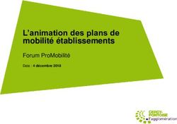 L'animation des plans de mobilité établissements - Forum ProMobilité - pduif