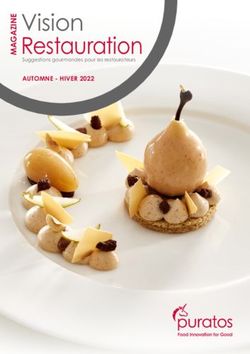 Vision Restauration AUTOMNE - HIVER 2022 - Suggestions gourmandes pour les restaurateurs - Puratos