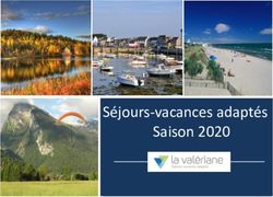S&eacute;jours-vacances adapt&eacute;s Saison 2020 - La Val&eacute;riane