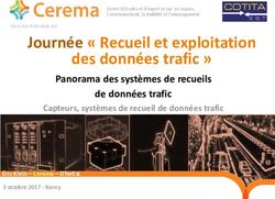 JOURNÉE " RECUEIL ET EXPLOITATION DES DONNÉES TRAFIC " - PANORAMA DES SYSTÈMES DE RECUEILS DE DONNÉES TRAFIC - COTITA