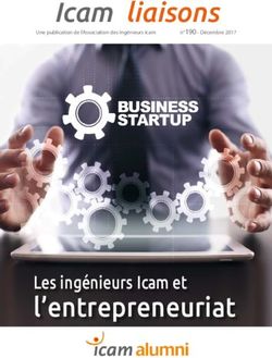 L'entrepreneuriat Les ingénieurs Icam et - Icam liaisons