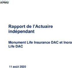 Rapport de l'Actuaire indépendant - Monument Life Insurance DAC et Inora Life DAC