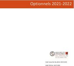Optionnels 2021-2022 - Facult&eacute; de chirurgie dentaire