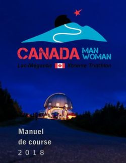 Manuel de course - Canada Man/Woman 2018 - Canada Man Xtreme ...