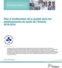 Plan d'amélioration de la qualité dans les établissements de santé de l'Ontario 2018-2019 - The Ottawa Hospital