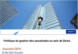 Werking IDPBW en CPBW bij Dexia Bank NV - Association SEHY 26 Mai 2009, Bruxelles