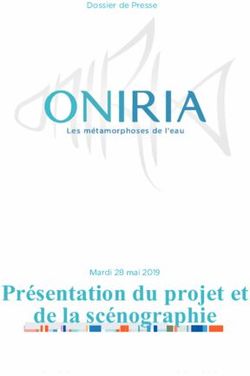 NIRIA - Présentation du projet et de la scénographie - Les métamorphoses de l'eau - Oniria