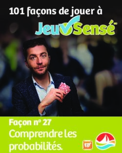 101 fa&ccedil;ons de jouer &agrave; - Comprendre les probabilit&eacute;s. Fa&ccedil;on no 27