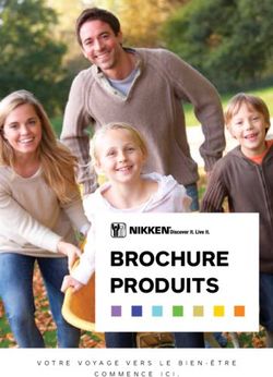 Brochure Produits Votre Voyage Vers le bien-être commence ici