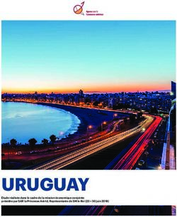 URUGUAY Étude réalisée dans le cadre de la mission économique conjointe présidée par SAR la Princesse Astrid, Représentante de SM le Roi 23 30 ...