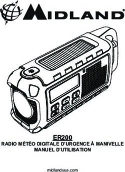 ER200 RADIO MÉTÉO DIGITALE D'URGENCE À MANIVELLE MANUEL D'UTILISATION