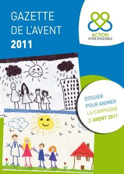 Gazette de l'avent 2011 - pour animer la campaGne d'Avent 2011 - Action Vivre Ensemble
