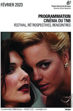 PROGRAMMATION CIN&Eacute;MA DU TNB - FESTIVAL, R&Eacute;TROSPECTIVES, RENCONTRES F&Eacute;VRIER 2023