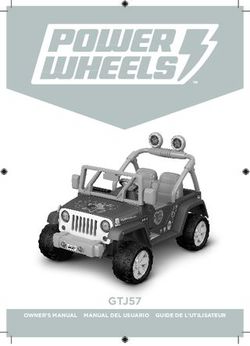 GTJ57 OWNER'S MANUAL MANUAL DEL USUARIO GUIDE DE L'UTILISATEUR - Mattel