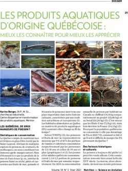 LES PRODUITS AQUATIQUES D'ORIGINE QU&Eacute;B&Eacute;COISE