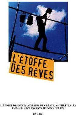 L'&Eacute;TOFFE DES R&Ecirc;VES ATELIERS DE CR&Eacute;ATIONS TH&Eacute;&Acirc;TRALES ENFANTS ADOLESCENTS JEUNES ADULTES 1991-2021