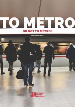 TO METRO OR NOT TO METRO? - bral.brussels