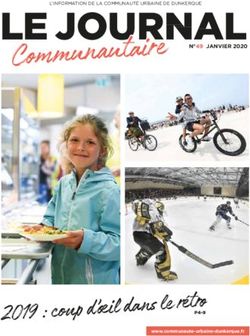 LE JOURNAL Communautaire - 2019 : coup d'oeil dans le r&eacute;tro - Communaut&eacute; Urbaine