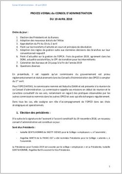 PROCES VERBAL du CONSEIL D'ADMINISTRATION DU 19 AVRIL 2019 - Afdas
